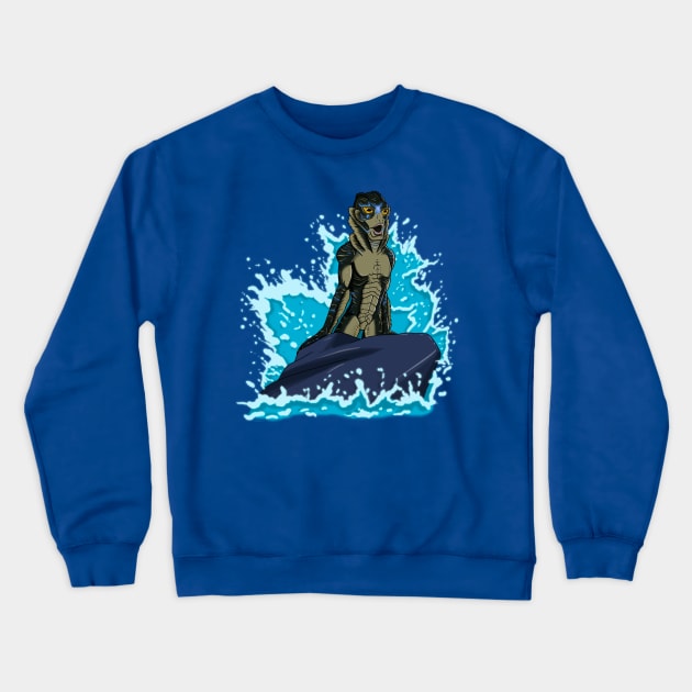 The little Amphibian man Crewneck Sweatshirt by MarianoSan